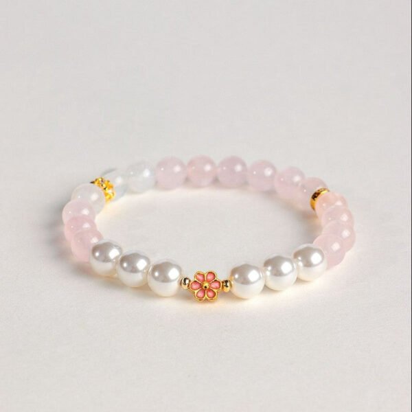 For When You Need Gentle Clarity — Double Wrap Rose Quartz Bracelet – view 6