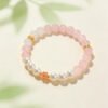 For When You Need Gentle Clarity — Double Wrap Rose Quartz Bracelet – view 4