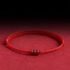 Minimalist Red Agate Anklet | Your Quiet Daily Anchor for Quiet Strength