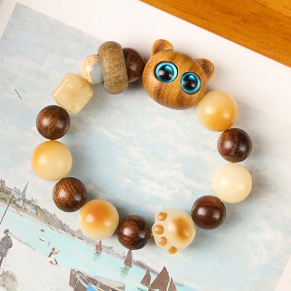 Twilight Calm with Sandalwood Cat Paw Bracelet – view 8