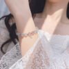 Strawberry Quartz Moon Bracelet – view 2