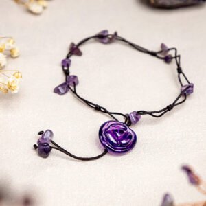 Twilight Calm with Amethyst Anklet