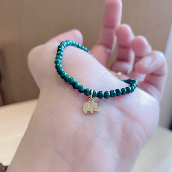 Twilight Calm with Malachite Elephant Bracelet – view 2