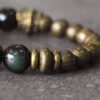 Through the Workday — Rainbow Obsidian Bracelet – view 6