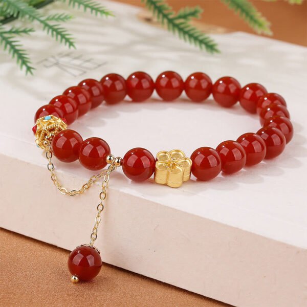 Quiet Strength | Red Agate Bracelet – view 3