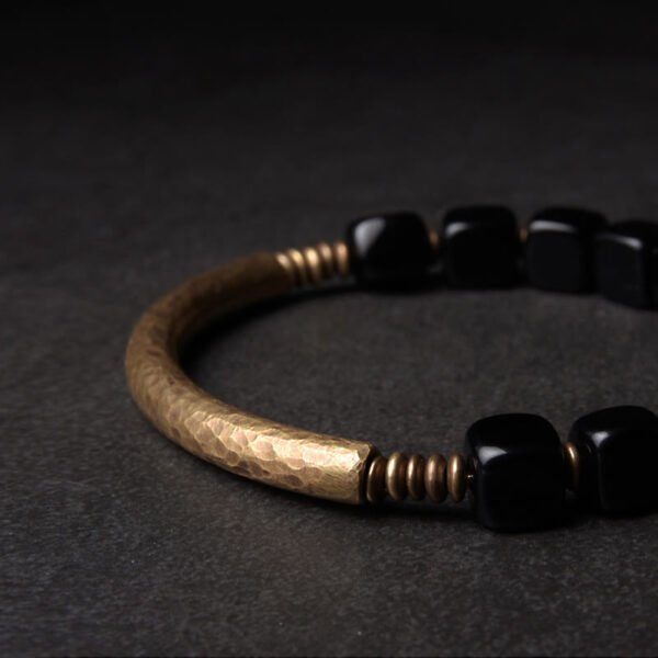 Twilight Calm with Black Obsidian and Copper Bracelet – view 7