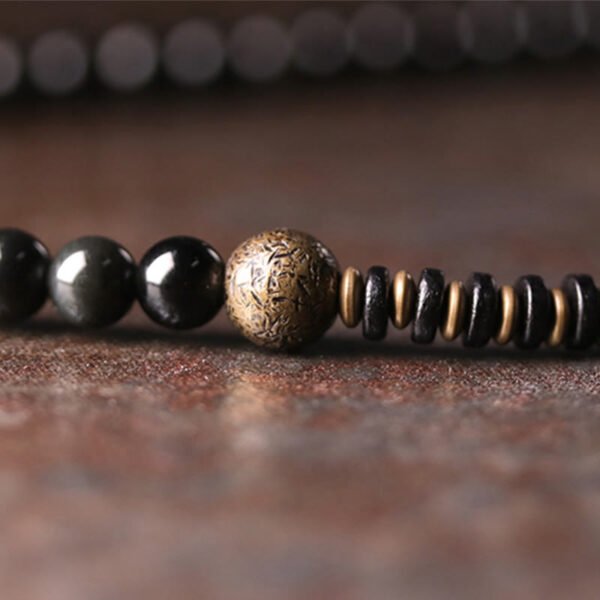 Twilight Calm with Rainbow Obsidian Bracelet – view 6