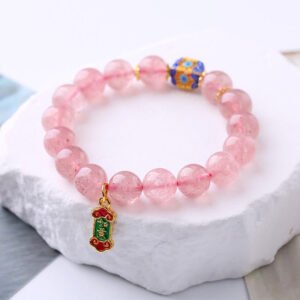 Strawberry Quartz Bracelet