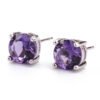 Twilight Calm with Amethyst and Citrine Earrings
