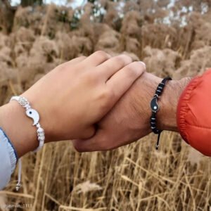 Steady Focus, Worn Daily. Hematite Yin Yang Bracelet