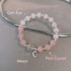 Twilight Calm with Rose Quartz Moon Bracelet – view 5