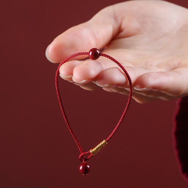 Red Agate and Cinnabar Bracelet | Your Quiet Daily Anchor for Quiet Strength – view 3