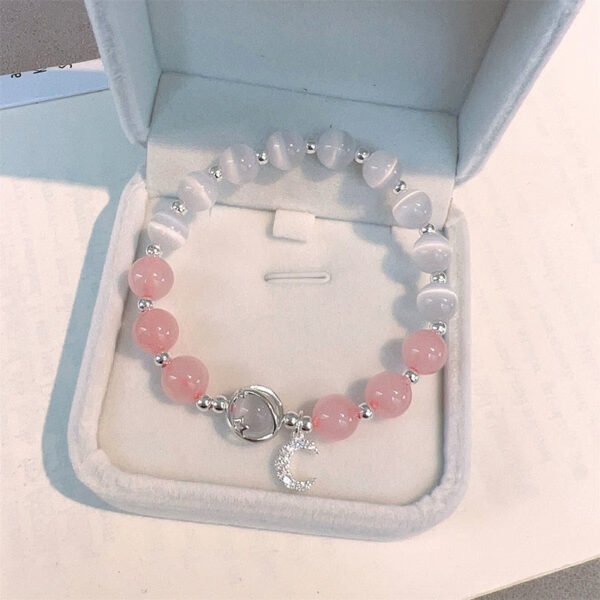 Twilight Calm with Rose Quartz Moon Bracelet – view 2