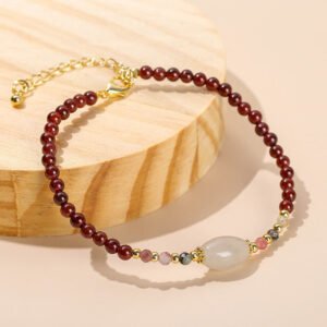 In Between Moments | Garnet Bracelet