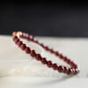 Deep Wine-Red Garnet Koi Bracelet – view 5