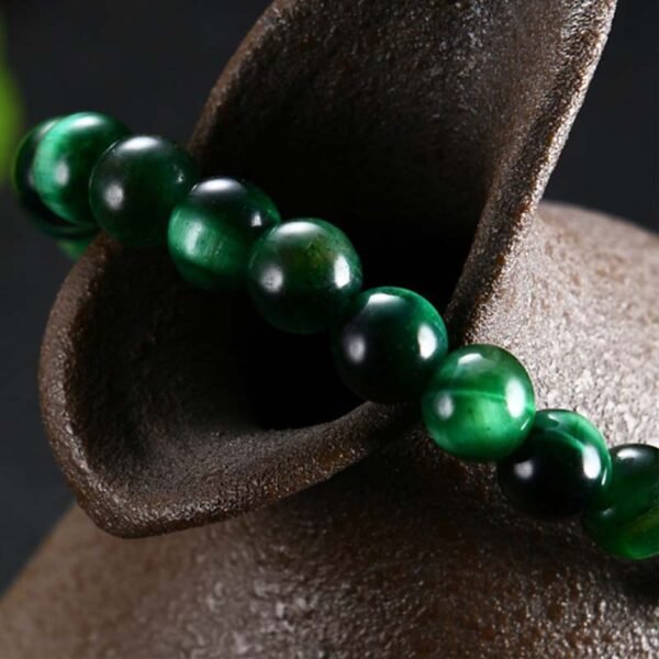 Steady Focus, Worn Daily. Green Tiger's Eye Bracelet – view 7