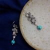 Turquoise and Lapis Lazuli Drop Earrings – view 5