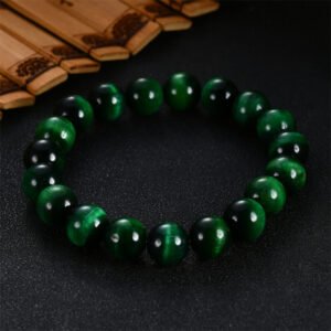 Steady Focus, Worn Daily. Green Tiger's Eye Bracelet