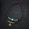 Desk Companion with Turquoise Necklace – view 3