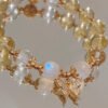 Citrine and Moonstone Bead Bracelet – view 8