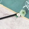 Quiet Hope, Worn Daily. Green Aventurine Hairpin – view 6