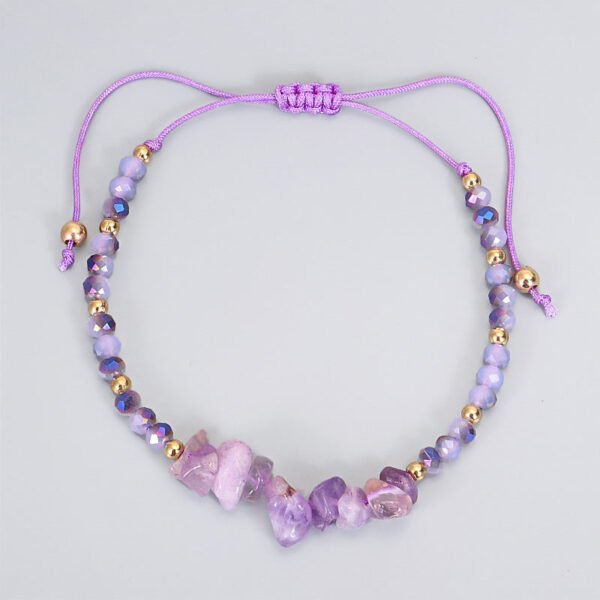 Amethyst and Crystal Bracelet | Your Quiet Daily Anchor for Quiet Calm – view 2
