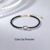 Twilight Calm with Clear Quartz Cat Charm – view 3
