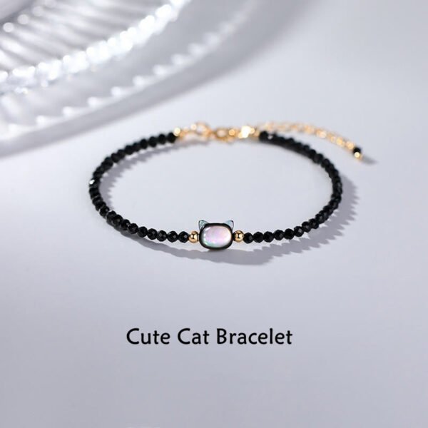 Twilight Calm with Clear Quartz Cat Charm – view 3