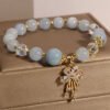 Quiet Calm, Worn Daily. Aquamarine Bracelet – view 2