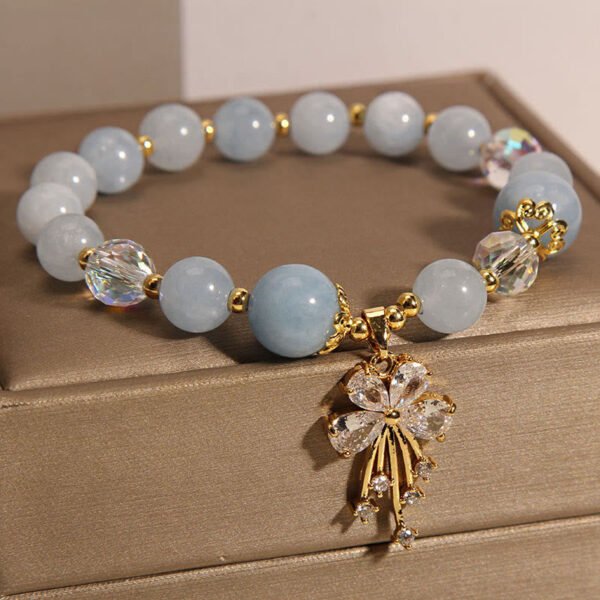 Quiet Calm, Worn Daily. Aquamarine Bracelet – view 2