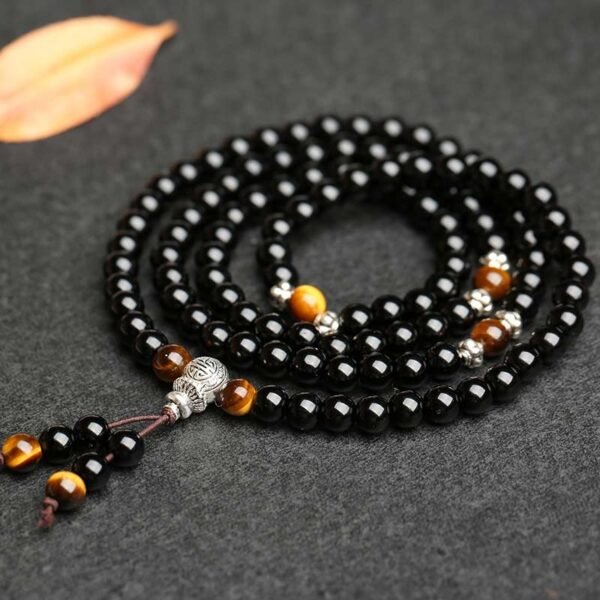 Twilight Calm with Tiger's Eye Mala – view 5