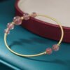 In Between Moments | Strawberry Quartz Bracelet – view 3
