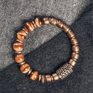 Tiger's Eye and Copper Bracelet