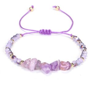 Amethyst and Crystal Bracelet | Your Quiet Daily Anchor for Quiet Calm