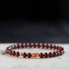 Deep Wine-Red Garnet Koi Bracelet – view 4