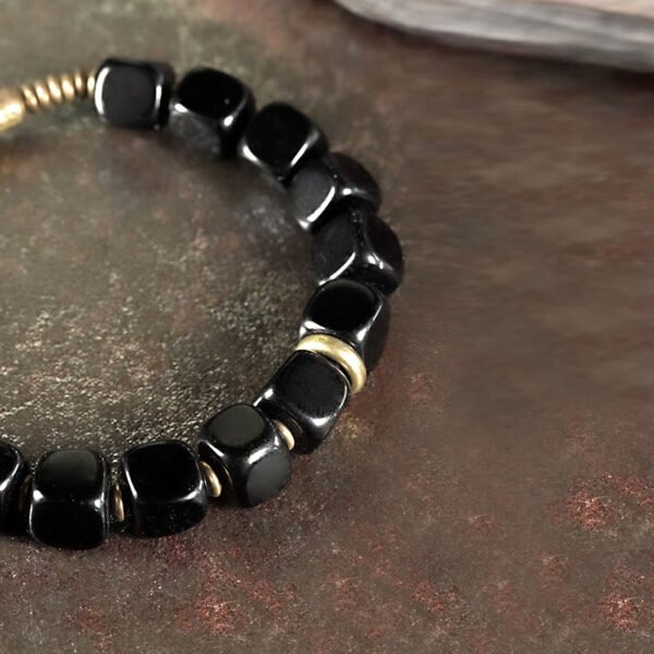 Twilight Calm with Black Obsidian and Copper Bracelet – view 5