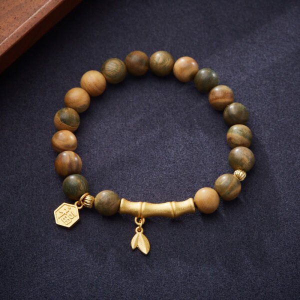 Twilight Calm with Sandalwood Bamboo Bracelet – view 2