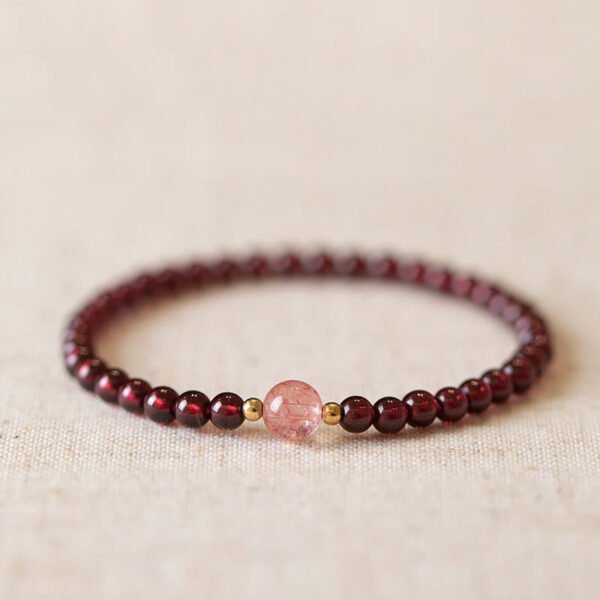 Quiet Strength, Worn Daily. Garnet Bracelet – view 6