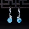 Quiet Calm, Worn Daily. Aquamarine Earrings