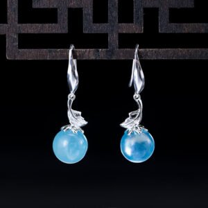 Quiet Calm, Worn Daily. Aquamarine Earrings