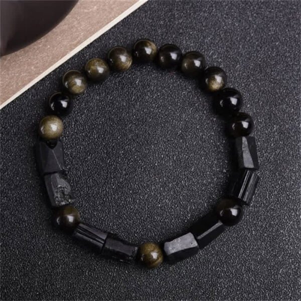 For When You Need Quiet Strength | 8mm Black Obsidian Bracelet – view 7