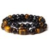 Tiger's Eye Bracelet with Hematite Accents – view 2